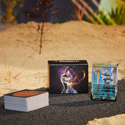 Magic The Gathering Aetherdrift Commander Deck - Eternal Might (100-Card Deck, 2-Card Collector Booster Sample Pack + Accessories)