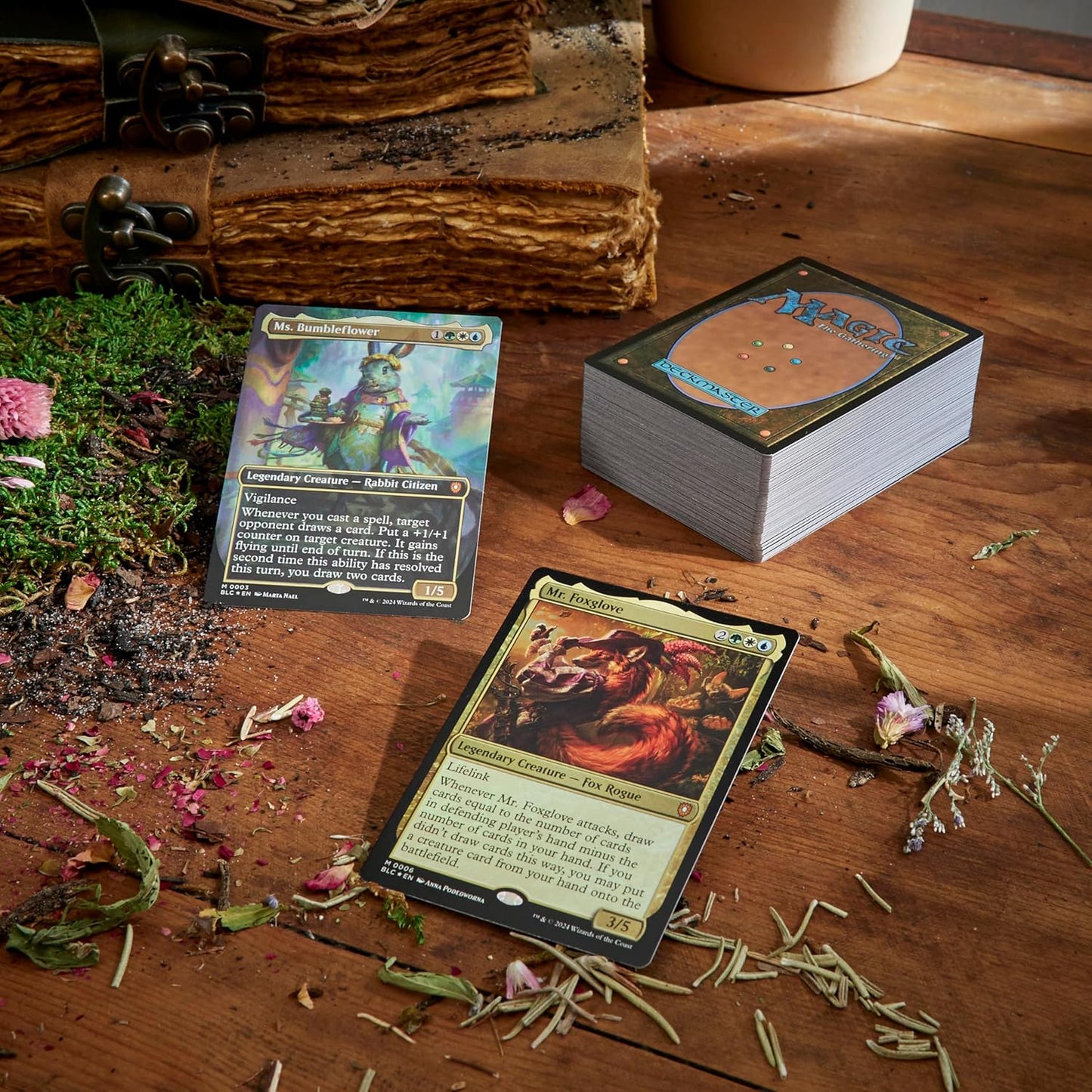 Magic: The Gathering Bloomburrow Commander Deck - Peace Offering (100-Card Deck, 2-Card Collector Booster Sample Pack + Accessories)