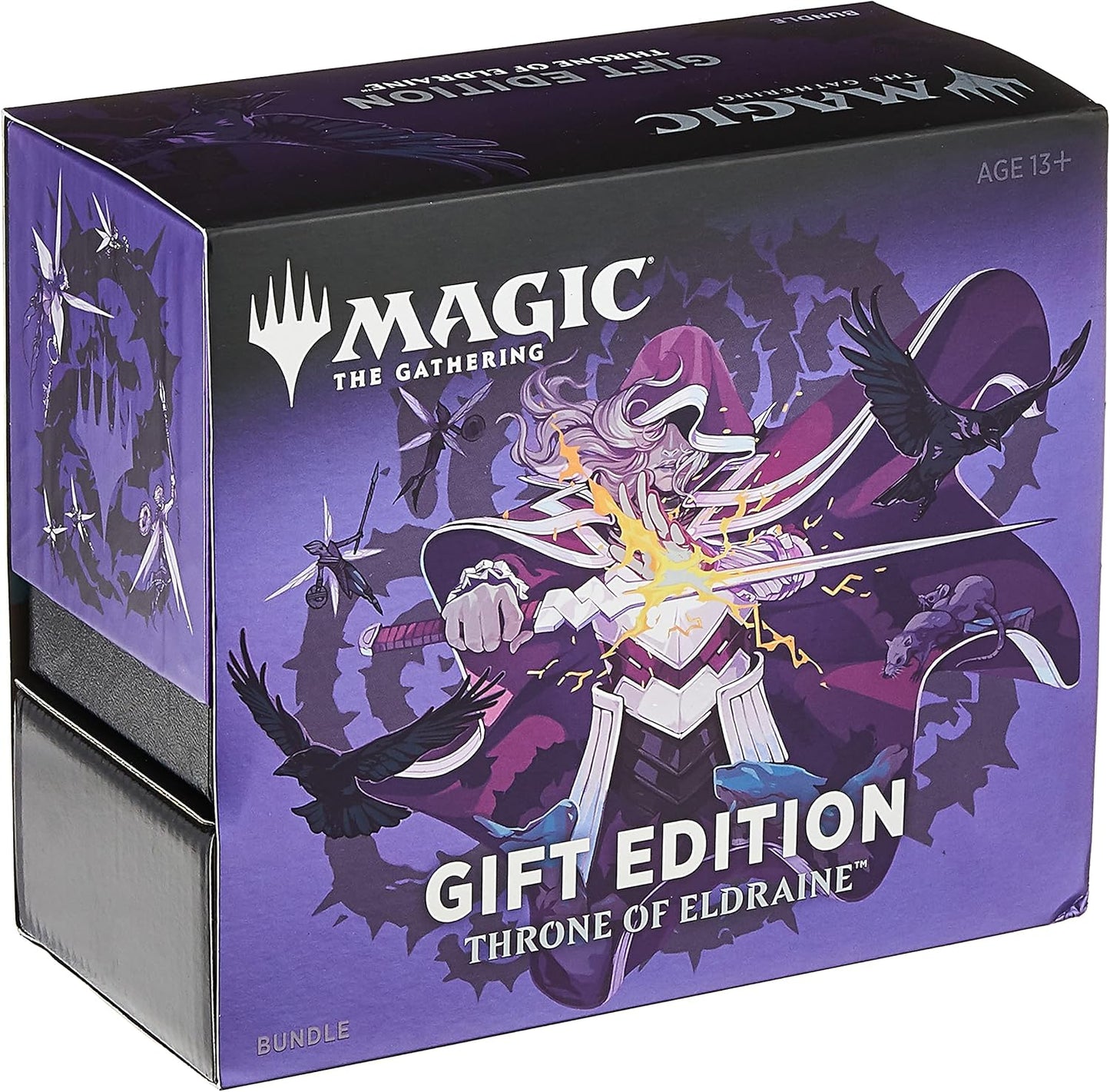 Magic The Gathering Throne of Eldraine Bundle Gift Edition | Alternate Art | 10 Booster Pack | 1 Collector Booster | Accessories