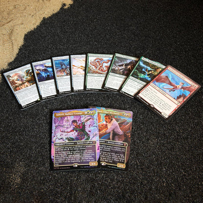 Magic The Gathering Aetherdrift Commander Deck - Living Energy (100-Card Deck, 2-Card Collector Booster Sample Pack + Accessories)