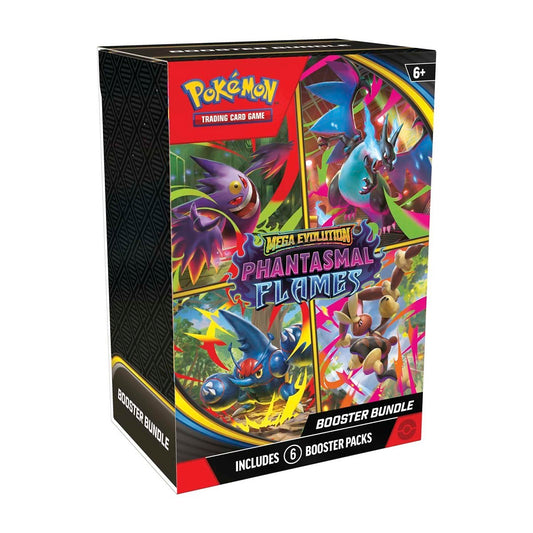 Pokémon TCG: Mega Evolution-Phantasmal Flames Booster Bundle (6 Packs) ***PRE-ORDER***