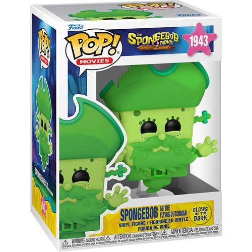 SpongeBob as the Flying Dutchman #1943 Funko Pop! Movies The SpongeBob Movie: Search for SquarePants - Approx. 5 1/2" Glows In The Dark Collectible Vinyl Figure - Estimated Arrival: Nov. 2025 (PRE-SALE)