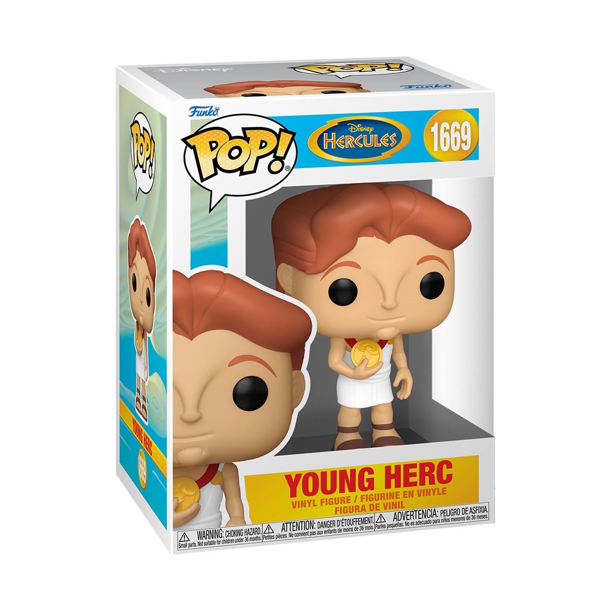 Hercules Wave 4 Funko Pop! Set of 5 (Calliope (Muse) #1665, Hercules with Bow #1666, Meg with Flower #1667, Training Phil #1668, and Young Herc #1669) Collectible Vinyl Figures - Estimated Arrival: Jan. 2026 (PRE-SALE)