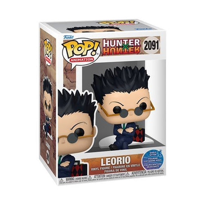 Hunter x Hunter Wave 6 Funko Pop! Animation - Set of 4 (Killua Zoldyck (Sitting) #2089, Gon Freecss (Sitting) #2088, Leorio (Sitting) #2091, and Kurapika (Sitting) #2090)  Collectible Vinyl Figures - Estimated Arrival: Nov. 2025 (PRE-SALE)
