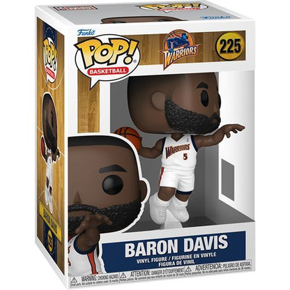 Baron Davis #225 Funko Pop! Basketball NBA Legends Warriors - Approx. 4 3/4" Collectible Vinyl Figure Bundled with Display Box Protector Case - Estimated Arrival: Nov. 2025 (PRE-SALE)
