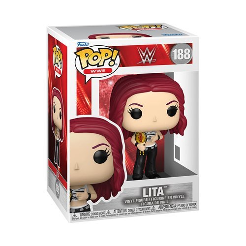 Lita  #188 Funko Pop! WWE - Approx. 3 3/4" Collectible Vinyl Figure Bundled with Display Box Protector Case - Estimated Arrival: Nov. 2025 (PRE-SALE)