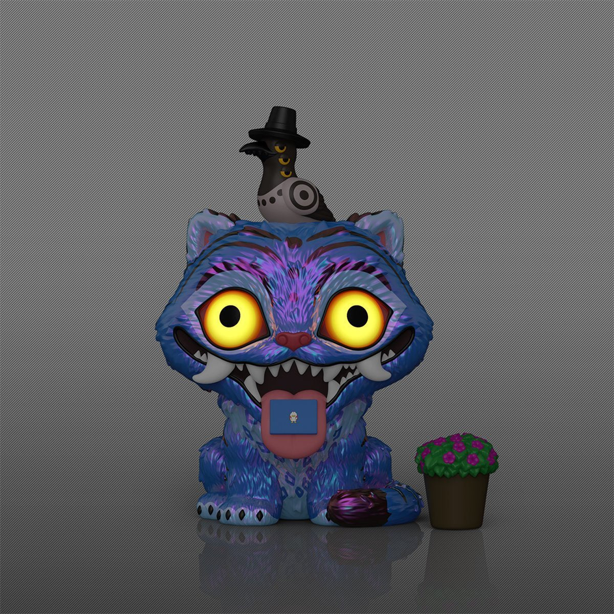 Funko Pop! KPop Demon Hunters Derpy with Sussie (Tiger with Bird) Glow-in-the-Dark Vinyl Figure #2260 – Collectible Figure with Window Display Box, 3 3/4-Inches (PRE-SALE JANUARY 2026)