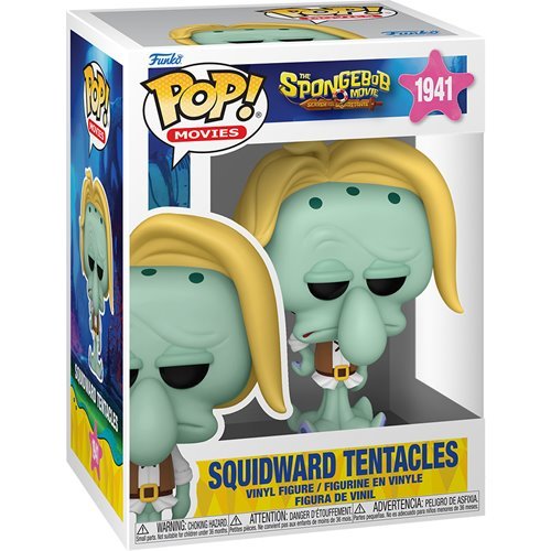 Squidward Tentacles #1941 Funko Pop! Movies The SpongeBob Movie: Search for SquarePants - Approx. 4 1/4" Collectible Vinyl Figure Bundled with Display Box Protector Case - Estimated Arrival: Nov. 2025 (PRE-SALE)