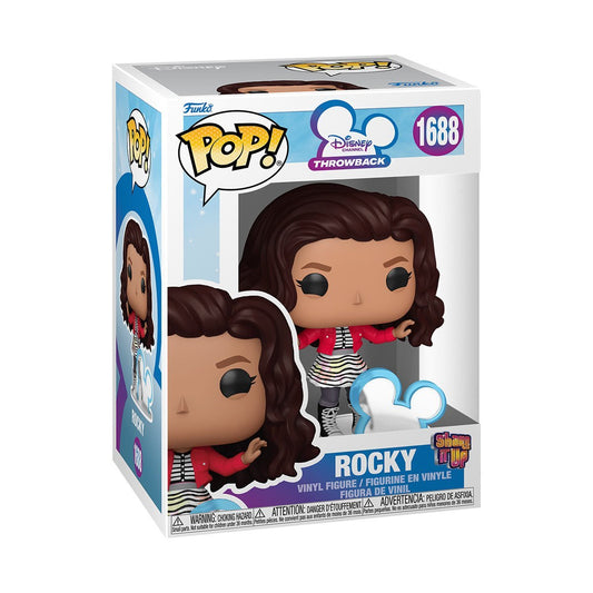 Shake it Up Rocky with Disney Icon #1688 Funko Pop! Disney Channel Throwback - Approx. 4" Collectible Vinyl Figure Bundled with Display Box Protector Case - Estimated Arrival: Jan. 2026 (PRE-SALE)