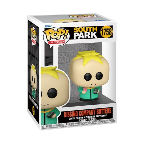 Kissing Company Butters #1758 Funko Pop! Television South Park - Approx. 3" Collectible Vinyl Figure Bundled with Display Box Protector Case - Estimated Arrival: Nov. 2025 (PRE-SALE)