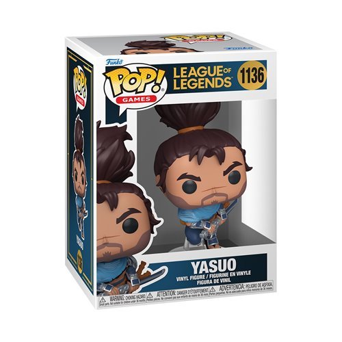 Yasuo #1136 Funko Pop! Games League of Legends - Approx. 5 1/2" Collectible Vinyl Figure - Estimated Arrival: Nov. 2025 (PRE-SALE)
