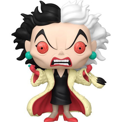 Cruella De Vil #1663 Funko Pop! 101 Dalmatians - Approx. 4 1/2" Chase Limited Edition Collectible Vinyl Figure Bundled with Display Box Protector Case - Estimated Arrival: Dec. 2025 (PRE-SALE)
