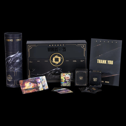 Riftbound Worlds Bundle 2025 Collector Set – Panda Teemo Promo, Foil Playmat & Sleeves *Pre-Order* December 2025