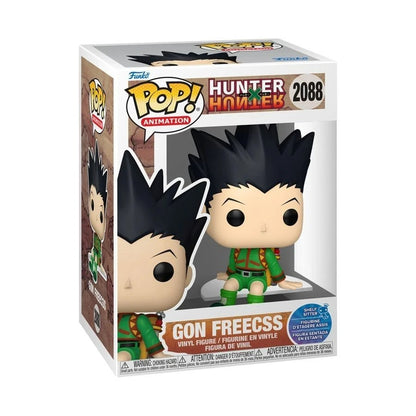 Hunter x Hunter Wave 6 Funko Pop! Animation - Set of 4 (Killua Zoldyck (Sitting) #2089, Gon Freecss (Sitting) #2088, Leorio (Sitting) #2091, and Kurapika (Sitting) #2090)  Collectible Vinyl Figures - Estimated Arrival: Nov. 2025 (PRE-SALE)