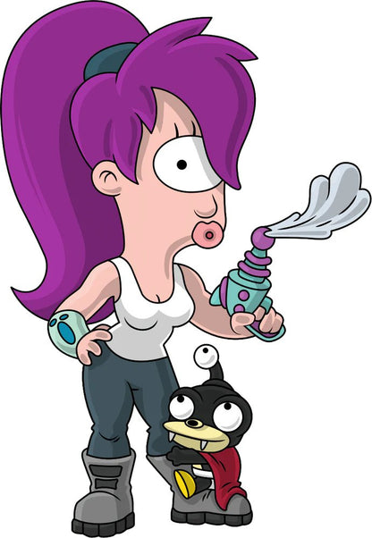 Leela and Nibbler Youtooz Futurama Collection - Approx. 4.5" Collectible Vinyl Figure #2 with Window Display Box (PRE-SALE)