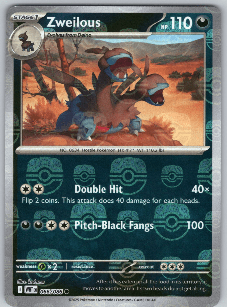 Zweilous Master Ball #066